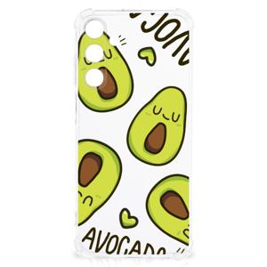 Samsung Galaxy A25 Stevig Bumper Hoesje Avocado Singing