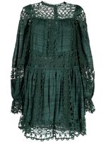 Ulla Johnson robe en dentelle Lataà coupe courte - Vert - thumbnail