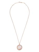 Chopard collier à pendentif Happy Spirit en or rose et or blanc 18ct orné de diamants - thumbnail