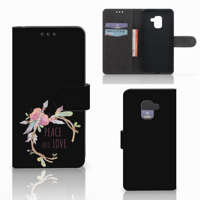 Samsung Galaxy A8 2018 Leuk Hoesje Boho Text