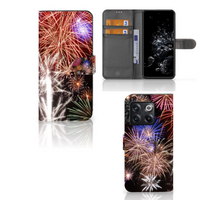 OnePlus 10T Wallet Case met Pasjes Vuurwerk