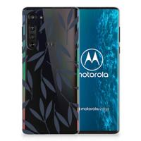 Motorola Edge TPU Case Leaves Blue