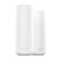 NETGEAR Orbi 370-serie Dual-band WiFi 7 Mesh-systeem voor thuisgebruik (RBE372) – draadloze router + 1 extender, beveiligingsfuncties, dekking voor 240 m2, 70 apparaten, 2.5GB-internetpoort, BE3600