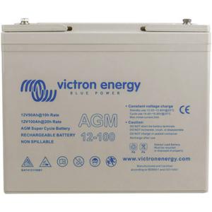 Victron Energy Super Cycle Loodaccu 12 V 100 Ah Loodvlies (AGM) (b x h x d) 26 x 21.5 x 16.8 cm M6-schroefaansluiting Geringe zelfontlading