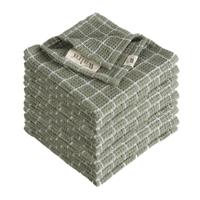 Walra Vaatdoek Dry with Cubes Legergroen - 9 stuks