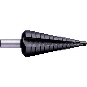 Exact 50061 HSS Getrapte boor 4 - 12 mm TiAIN Gezamenlijke lengte 80 mm 3 vlakken schacht 1 stuk(s)