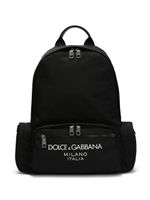 Dolce & Gabbana sac à dos zippé à logo - Noir