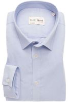 Blue Crane Slim Fit Overhemd lichtblauw, Effen