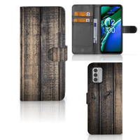 Nokia G42 Book Style Case Steigerhout - thumbnail