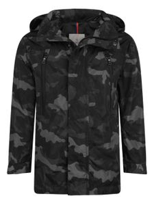 Moncler Enfant veste à imprimé camouflage - Noir