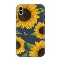 Sunflower and bees: iPhone XS Tough Case - thumbnail