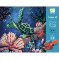 DJECO Ocean Depths 3D Painting Set - thumbnail