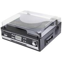 Technaxx 4717 Bluetooth platen/cassettedigitaliseerapparaat TX-22+ van LP's en audiocassettes, zwart