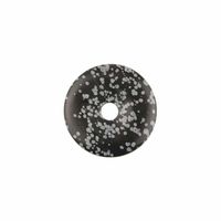 Donut Obsidiaan Sneeuwvlok (30 mm) - thumbnail