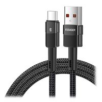 Essager Quick Charge 3.0 USB-C Kabel - 66W - 3m - Zwart - thumbnail