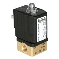 Bürkert Direct gestuurd ventiel 125342 6014 230 V/AC materiaal behuizing messing afdichtingsmateriaal FK