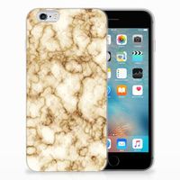 Apple iPhone 6 | 6s TPU Siliconen Hoesje Marmer Goud