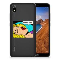 Xiaomi Redmi 7A Silicone Back Cover Popart Oh Yes - thumbnail