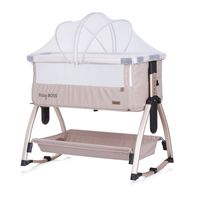 Co-sleeper Baby Boss humus beige Chipolino wieg met wielen - thumbnail