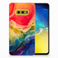 Hoesje maken Samsung Galaxy S10e Watercolor Dark