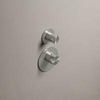 Hotbath Archie afbouwdeel met 1 stopkraan RVS