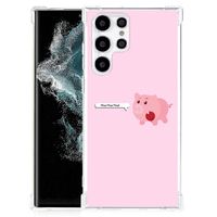 Samsung Galaxy S22 Ultra Stevig Bumper Hoesje Pig Mud