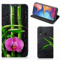 Samsung Galaxy A20e Smart Cover Orchidee