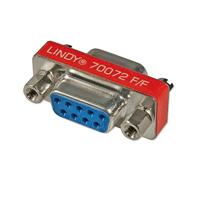 LINDY 70072 mini-adapter 9 pin. Sub-D-koppeling op 9 pol. Sub-D-koppeling