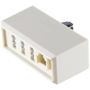 Shiverpeaks Telefoon (analoog) Adapter [1x Telefoonstekker Duitsland (TAE-F) - 2x Telefoonbus Duitsland (TAE-NFF), RJ11-bus 6p4c] Wit