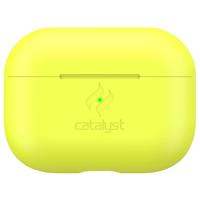 Catalyst Slim Case voor AirPods Pro Skin voor Apple AirPods Pro Charging Case, verwisselbare kleuren, beschermhoes Soft Skin, compatibel draadloos opladen - Neon Geel
