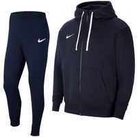 Nike Park 20 Fleece Full-Zip Trainingspak Donkerblauw - thumbnail