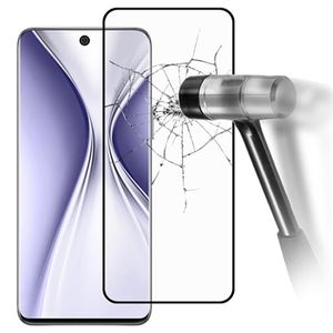 Full Cover Honor X20 SE Glazen Screenprotector - 9H - Zwart