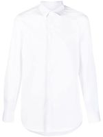 Jil Sander chemise en coton à manches longues - Blanc