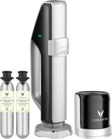 Coravin Mousserende wijn conserveringssysteem - Wijn 4 weken bewaren - Wine Saver voor mousserende wijn - met pure mousserende CO2-gascapsules - voor champagne en andere mousserende wijnen