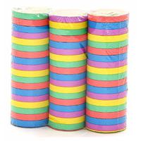 Serpentines - 3x rollen - gekleurde stroken mix - papier - feestartikelen   -