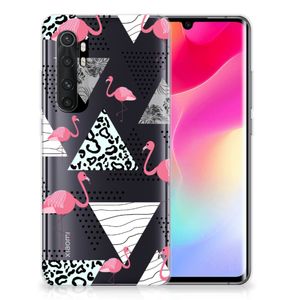 Xiaomi Mi Note 10 Lite TPU Hoesje Flamingo Triangle