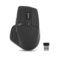 ACT AC5151 Draadloze Muis, stille Click, 2,4 GHz USB-dongle, 2400 dpi, 6 toetsen, duimgreep