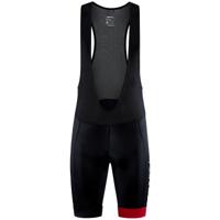 Craft Core Endurance bibshort zwart/rood heren L - thumbnail