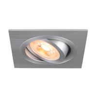 SLV Inbouwspot New Tria 75 vierkant - aluminium - GU10 - 1007379