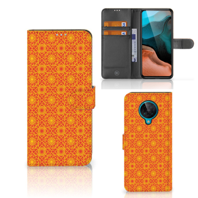 Xiaomi Poco F2 Pro Telefoon Hoesje Batik Oranje Xiaomi Poco F2 Pro Telefoon Hoesje Batik Oranje