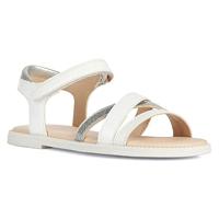 Geox J Karly Girl sandalen voor meisjes, wit, 35 EU