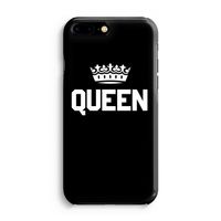 Queen zwart: Volledig Geprint iPhone 7 Plus Hoesje - thumbnail