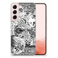 Silicone Back Case Samsung Galaxy S22 Skulls Angel