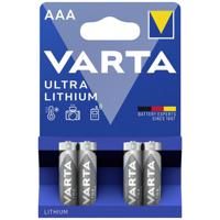 Varta LITHIUM AAA Bli 4 AAA batterij (potlood) Lithium 1100 mAh 1.5 V 4 stuk(s) - thumbnail