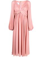 Giambattista Valli Maxi-jurk met gedraaid detail - Roze