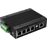 TRU COMPONENTS TC-XL-205GP Industrial Ethernet Switch 1 + 4 poorten 10 / 100 / 1000 MBit/s PoE-functie