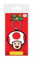 Super Mario Rubber Keychain Toad 6 Cm