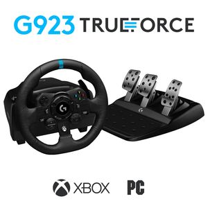 Logitech G G923 Zwart USB 2.0 Stuurwiel + pedalen Analoog/digitaal PC, Xbox One, Xbox Series S, Xbox Series X