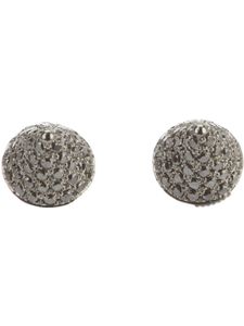 Elise Dray boucles d'oreilles "Mini Muse" en or 18ct et diamants - Gris