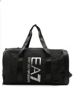 Ea7 Emporio Armani sac fourre-tout zippé à logo imprimé - Noir - thumbnail